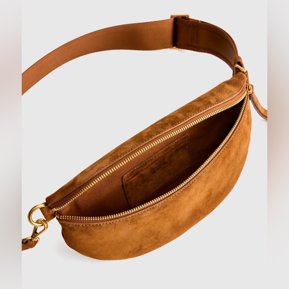 Quince Italian Suede Sling Bag - Picture 6 of 13